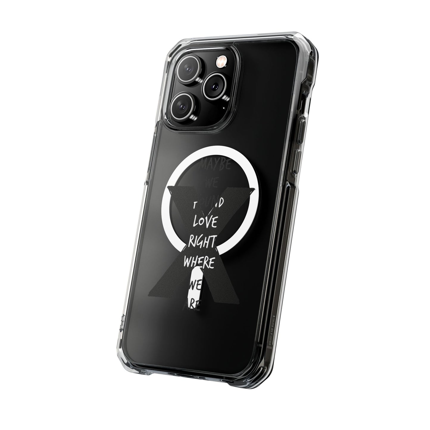 Abstract Paw and Brush Stroke Magnetic Clear Impact Case
