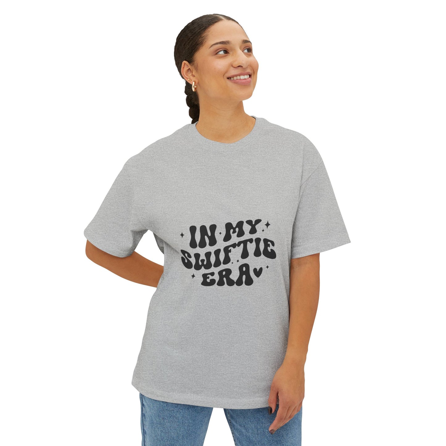 Retro Girl Power Unisex Oversized Boxy Tee