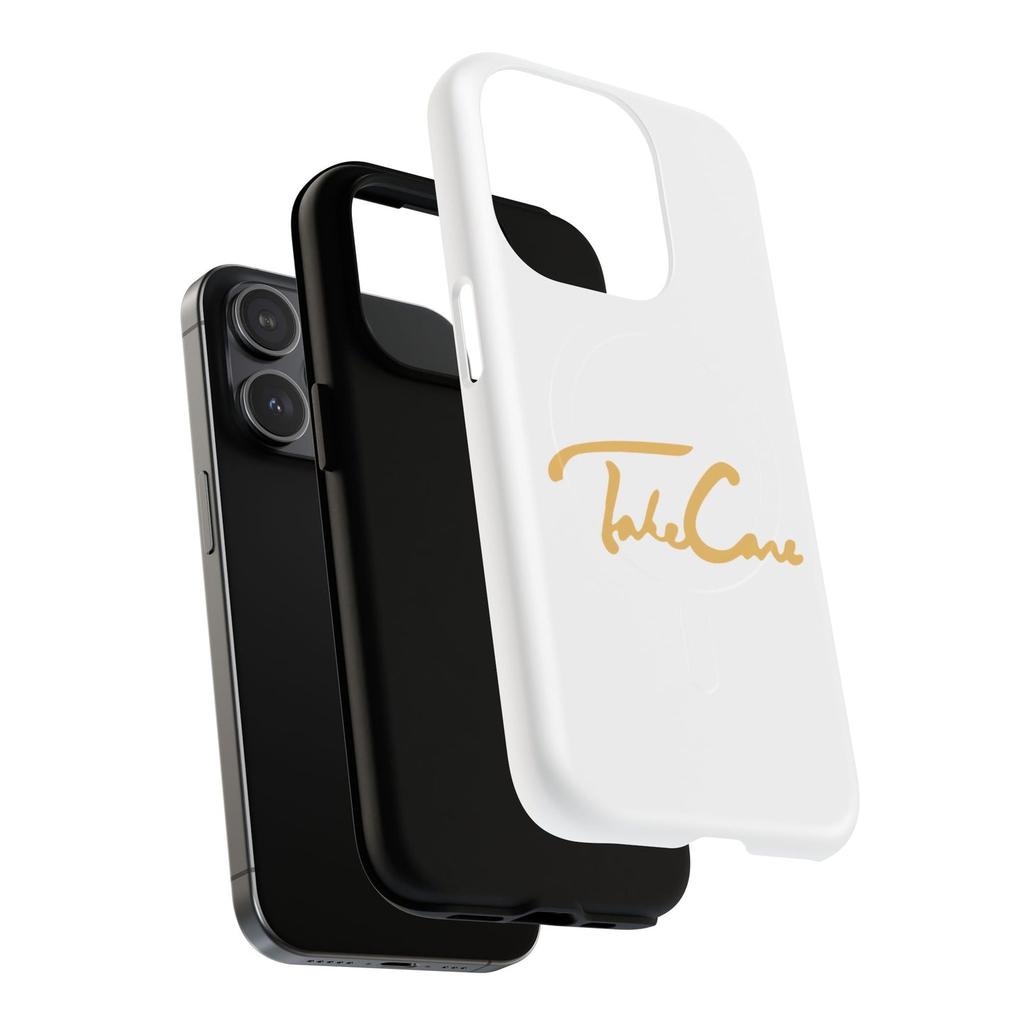 Take Care Gold Script Tough Magnetic Cases