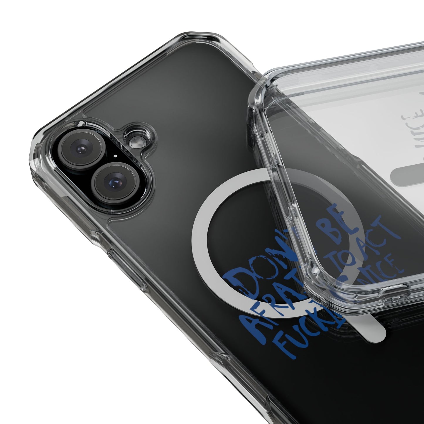 Act F*cking Nice Quote Magnetic clear case