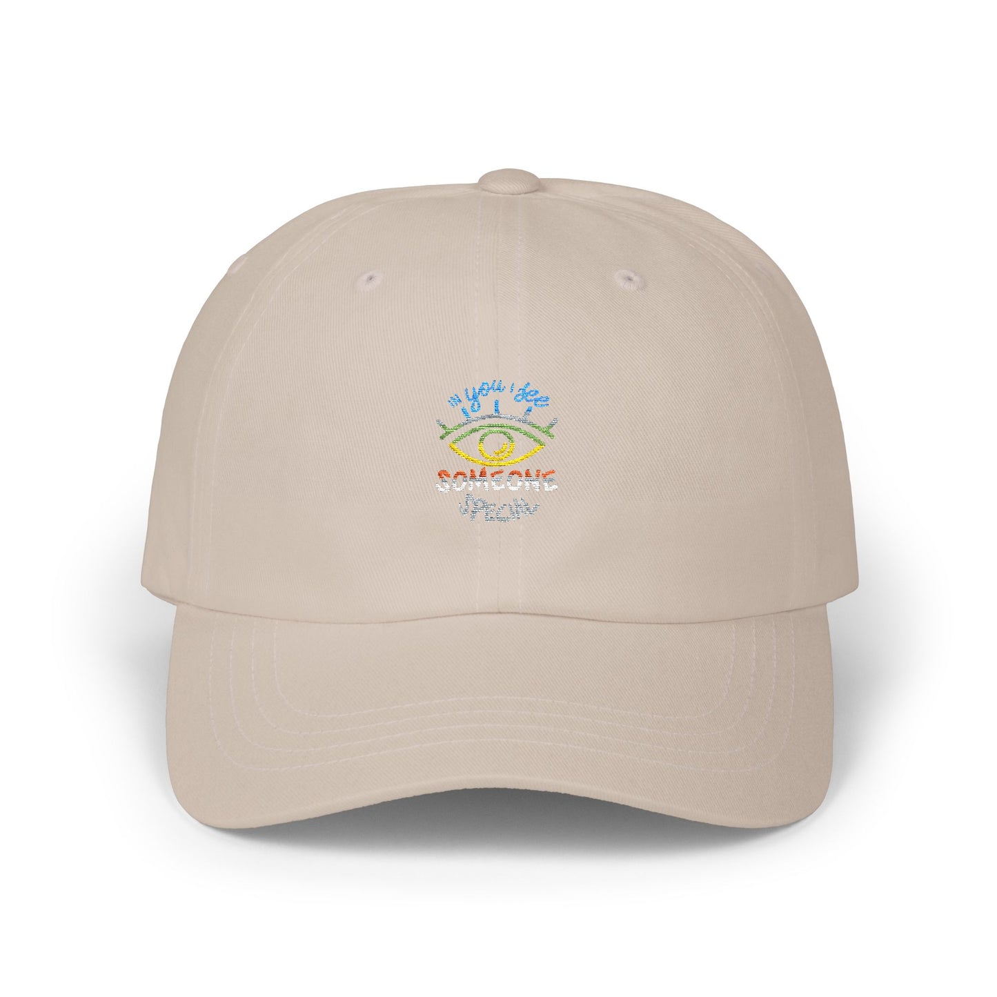 Vibrant Eye and Text Classic dad cap