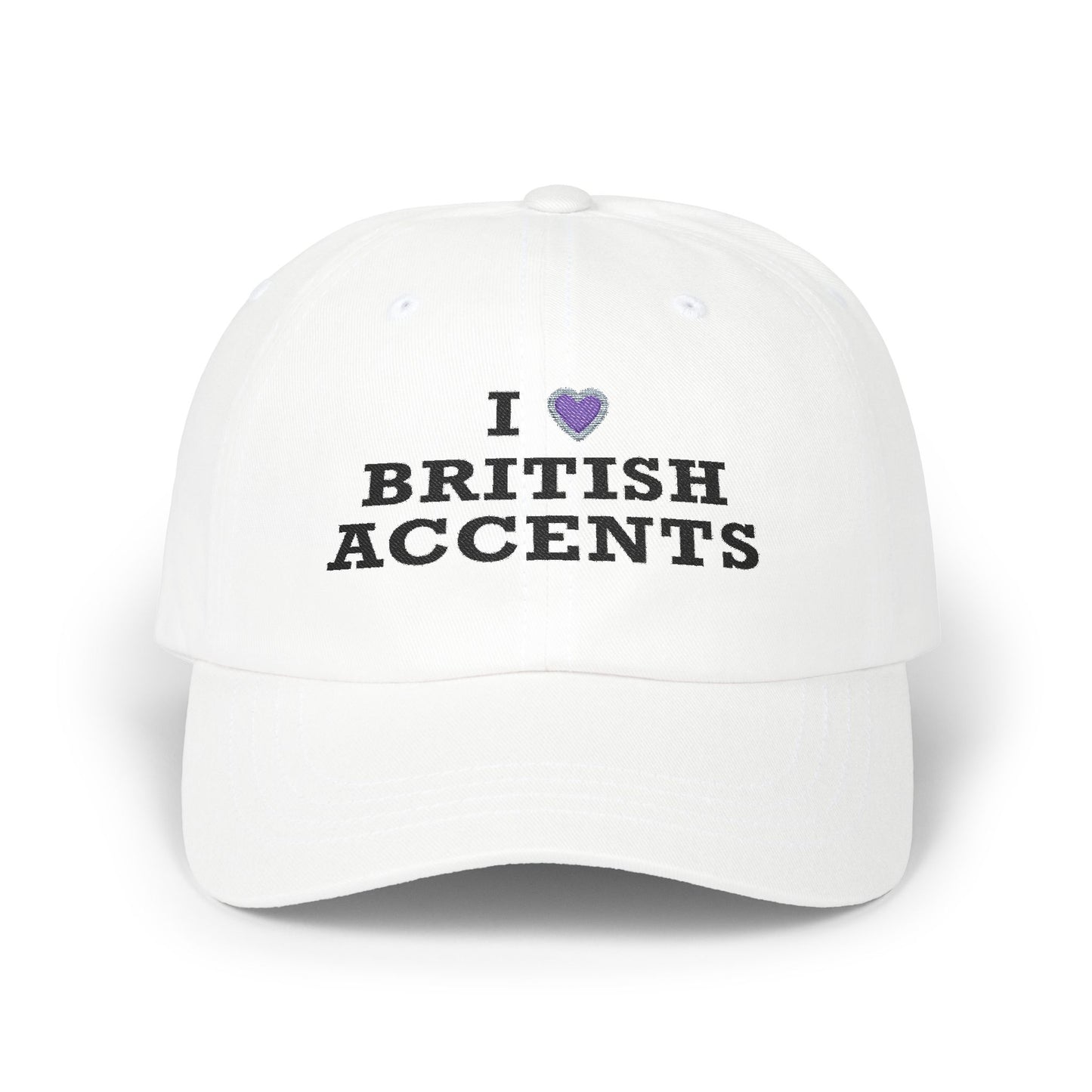 I Love British Accents Classic Dad Cap
