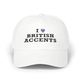 I Love British Accents Classic Dad Cap
