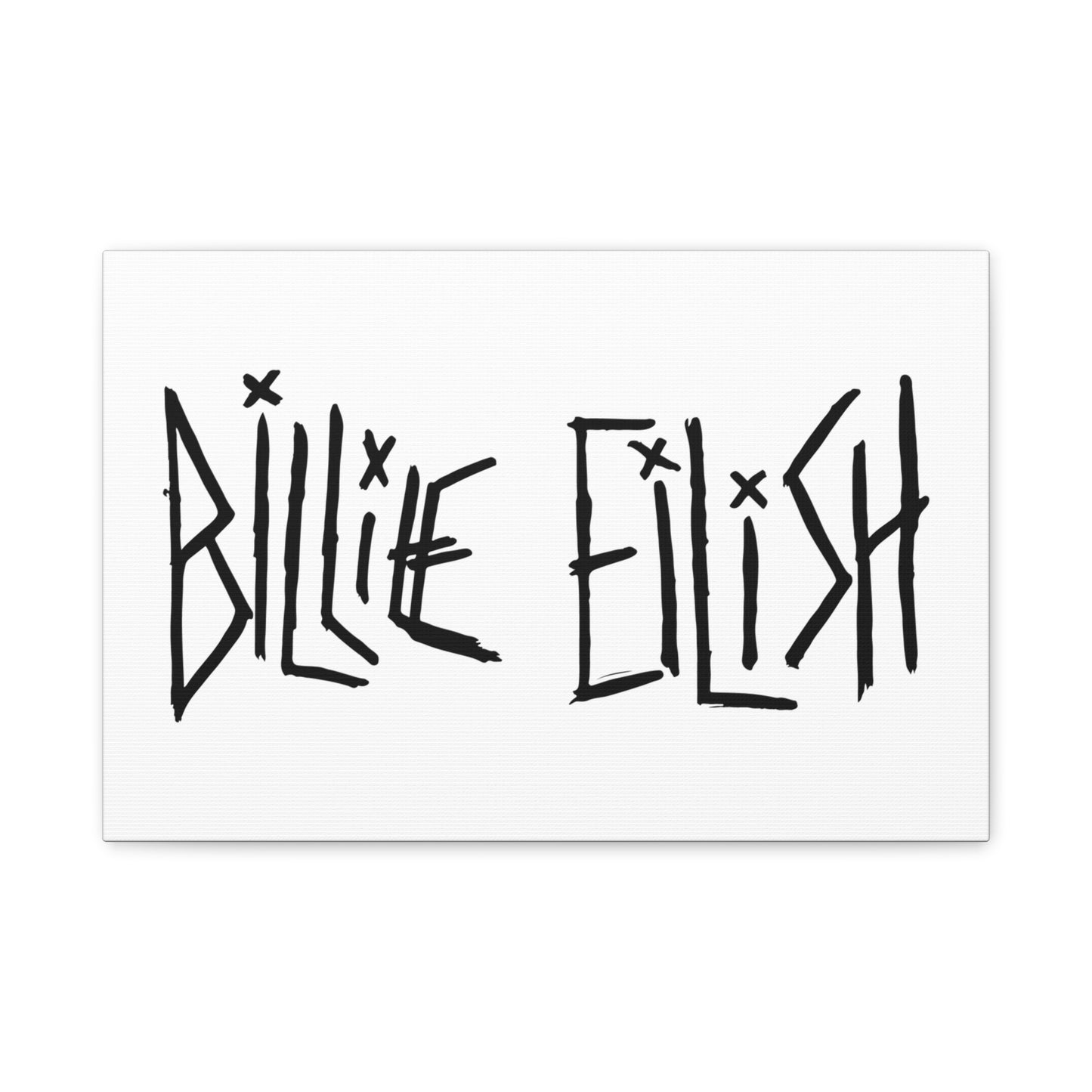 Twisted Ink Font Matte Canvas