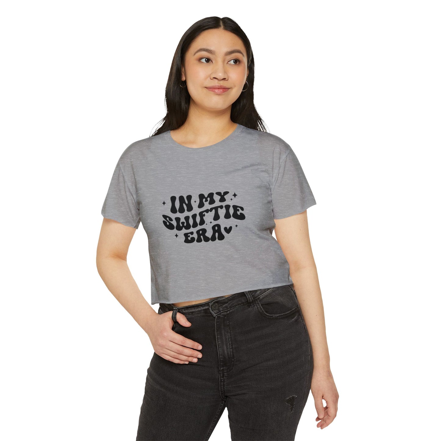 Retro Girl Power Women's Festival Crop Top