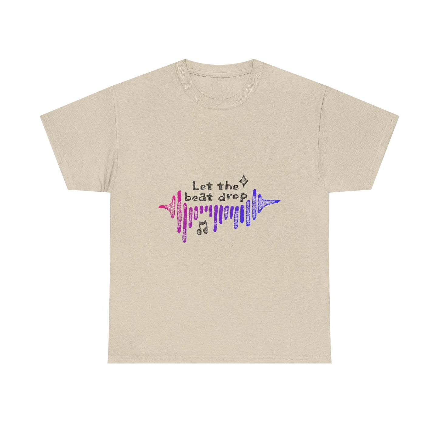 Bold Beats Visualizer Unisex Heavy cotton tee