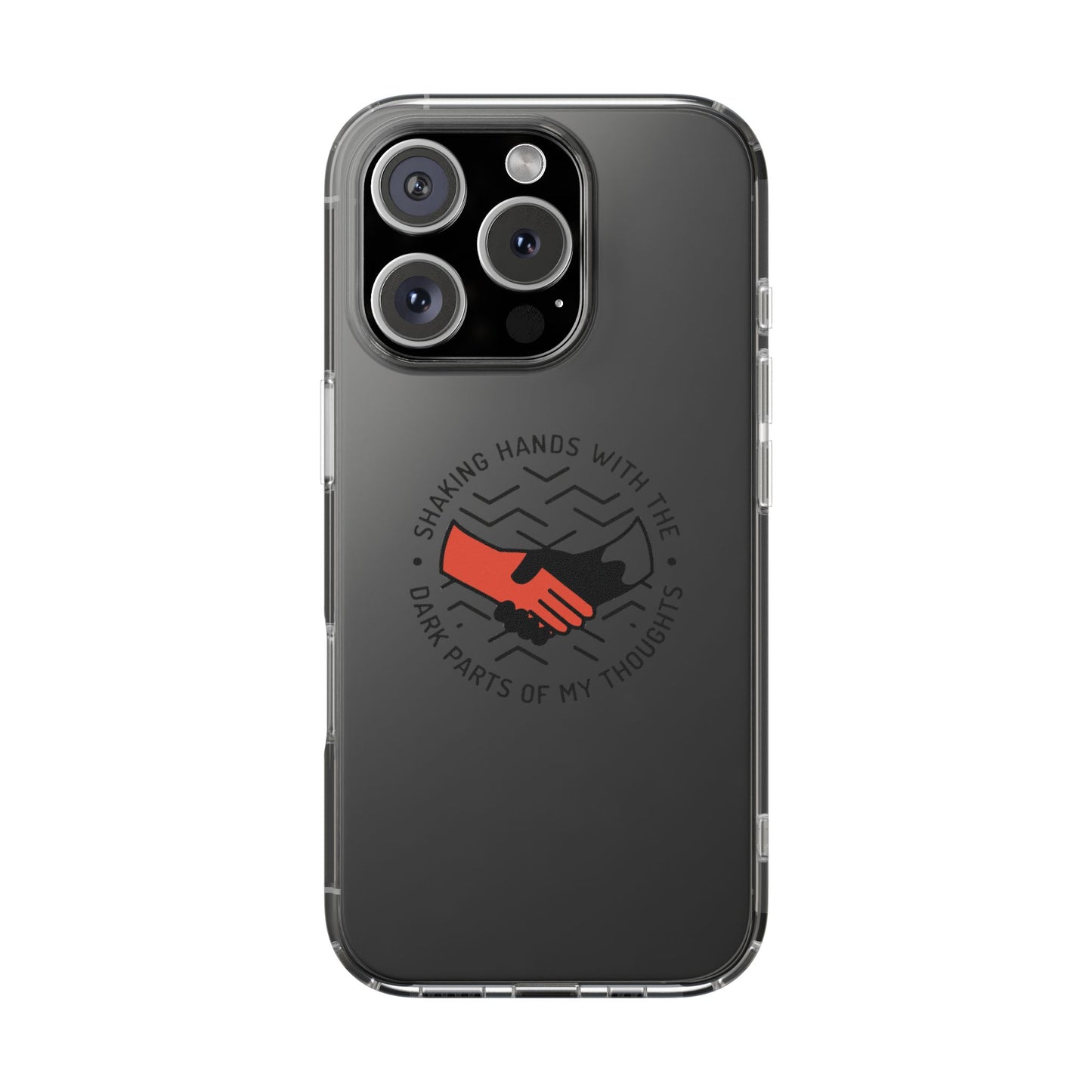 Dark Grip Clear Case