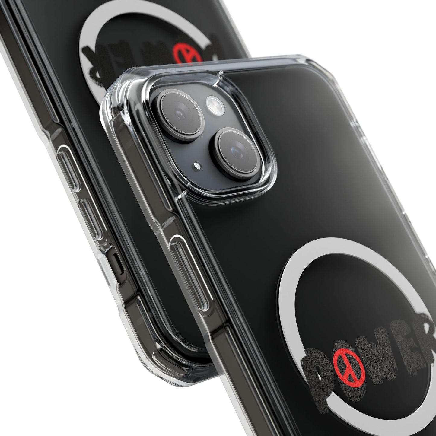 Peace Vibes Streetwear Magnetic Clear Impact Case