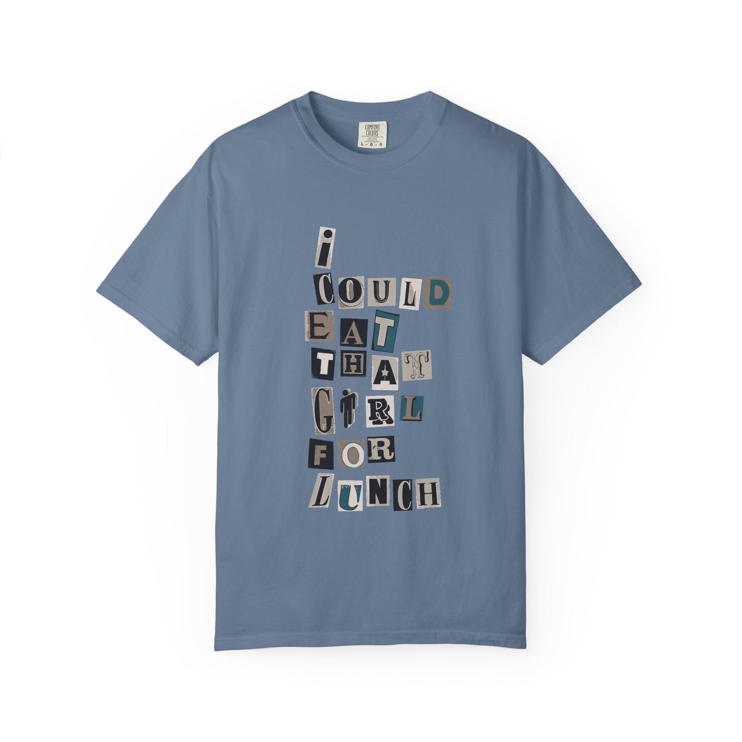 Mixed Message Collage Unisex Dyed T-shirt