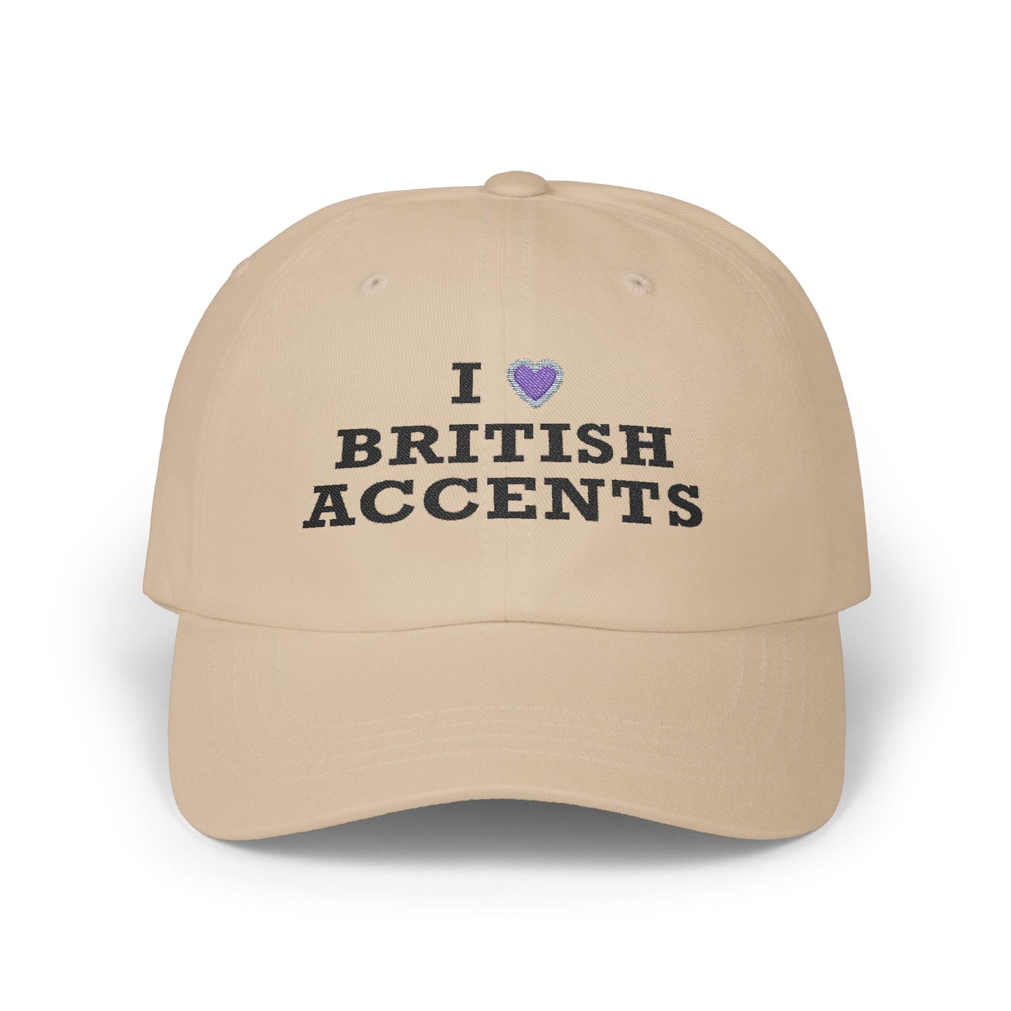 I Love British Accents Classic Dad Cap
