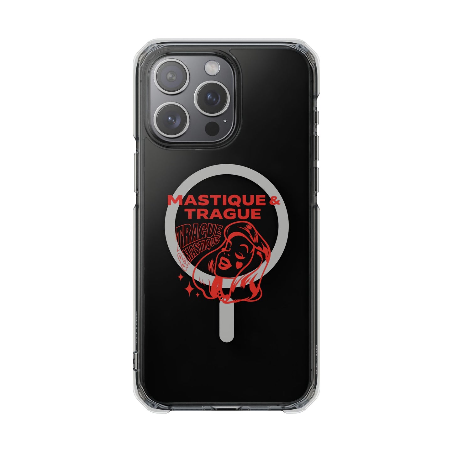Fierce Femme in Red Clear Impact case