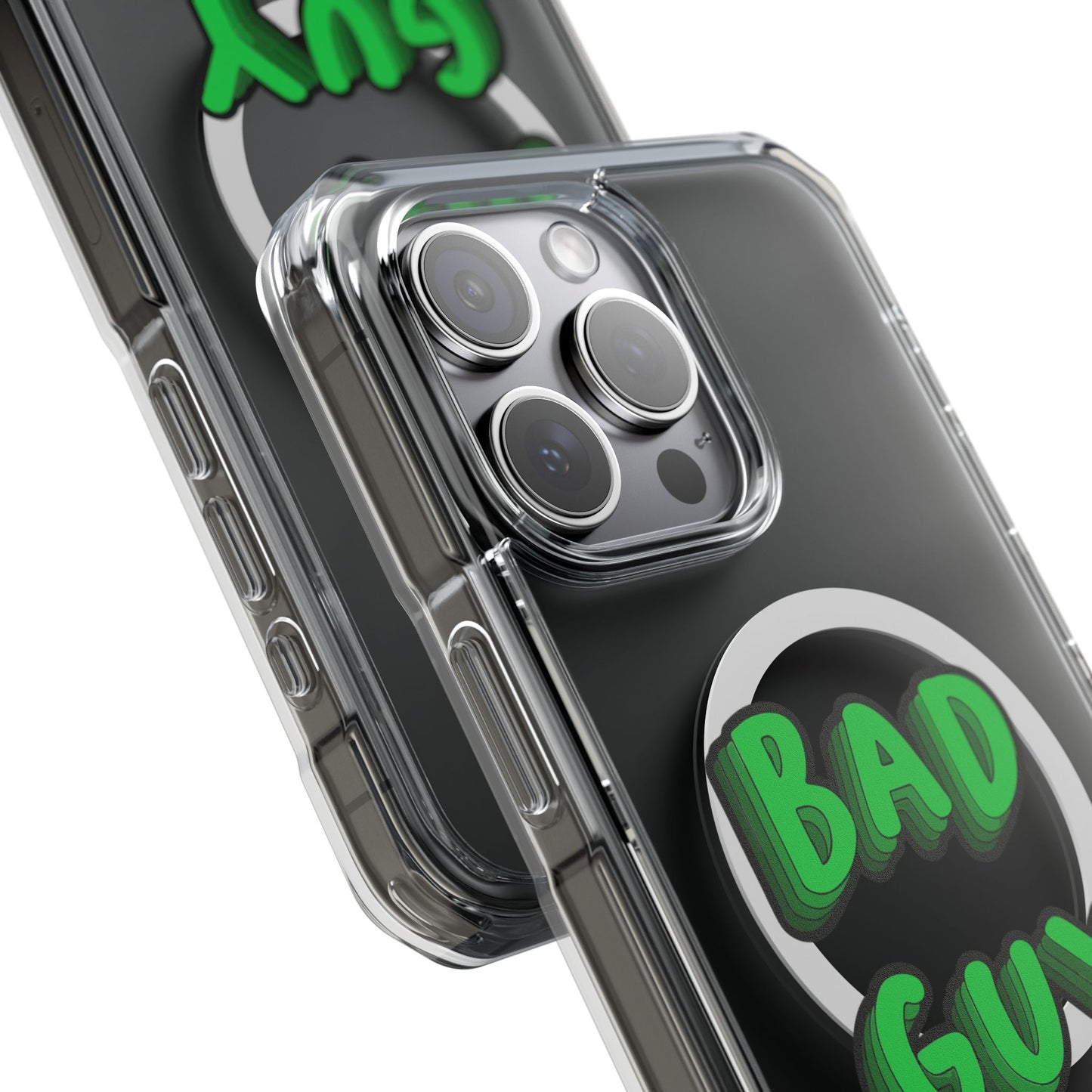 Bold 3D Bad Mood Magnetic Clear Impact Case