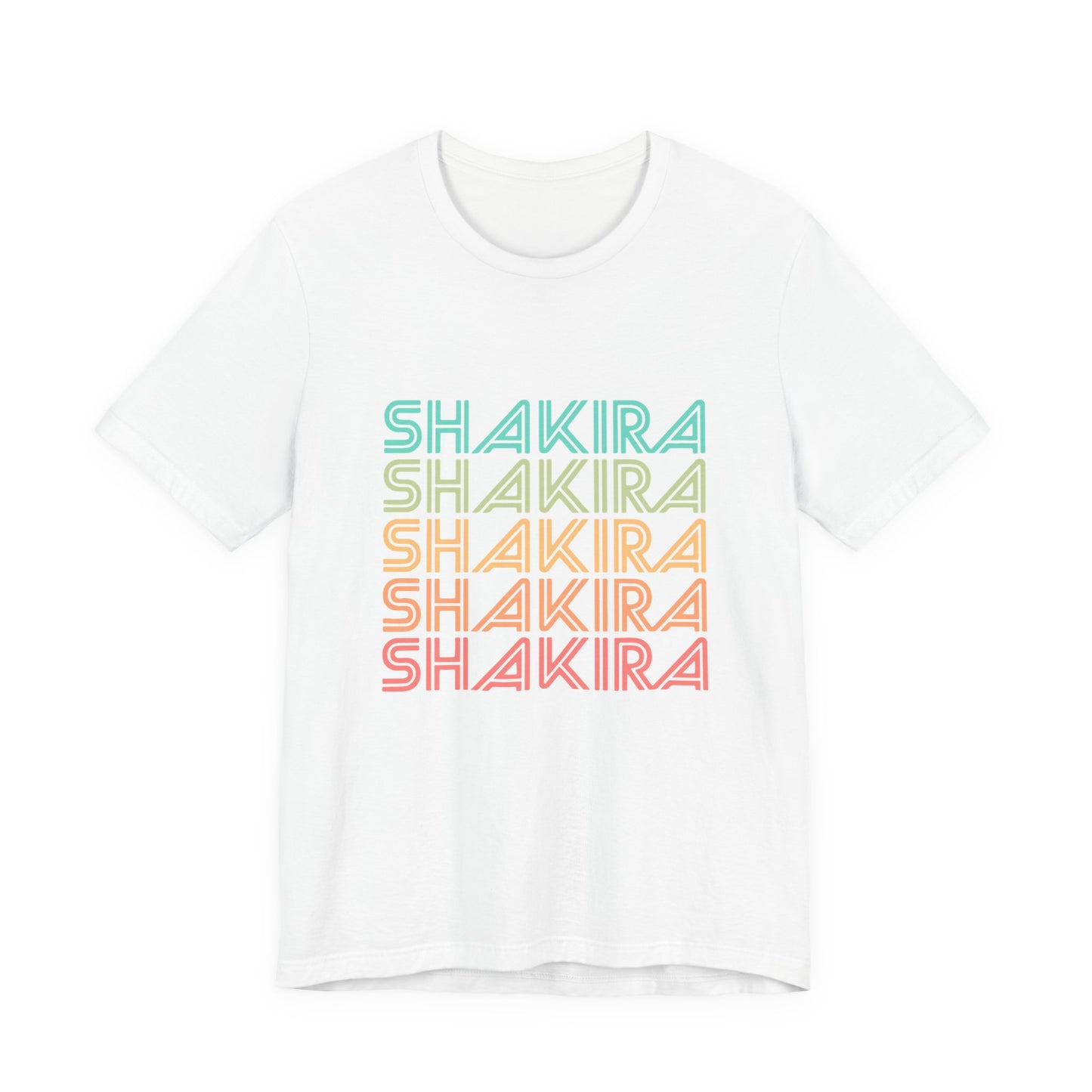Retro Pop Lines Unisex jersey short sleeve tee