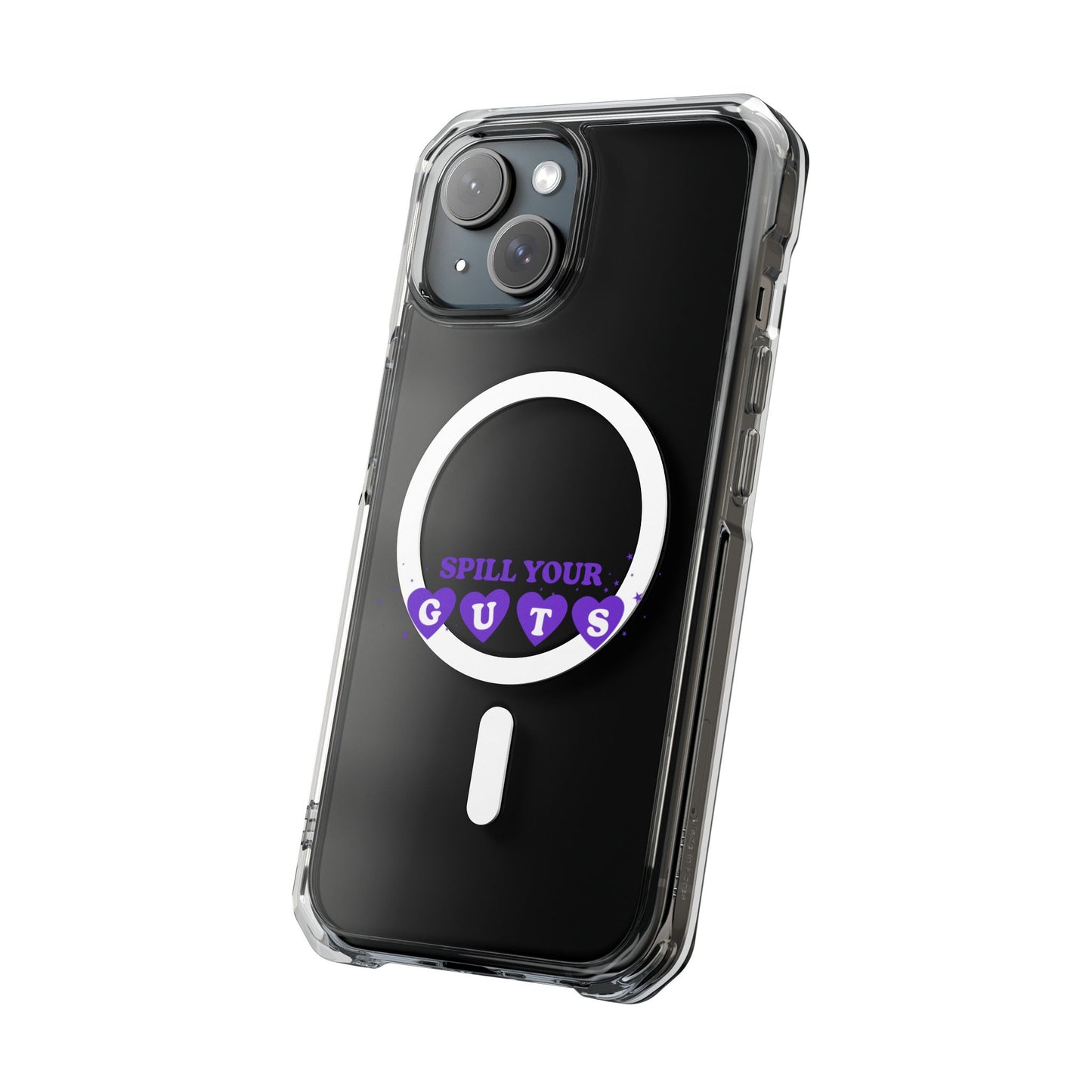 Spill Your Guts Heart Magnetic Clear Impact Case