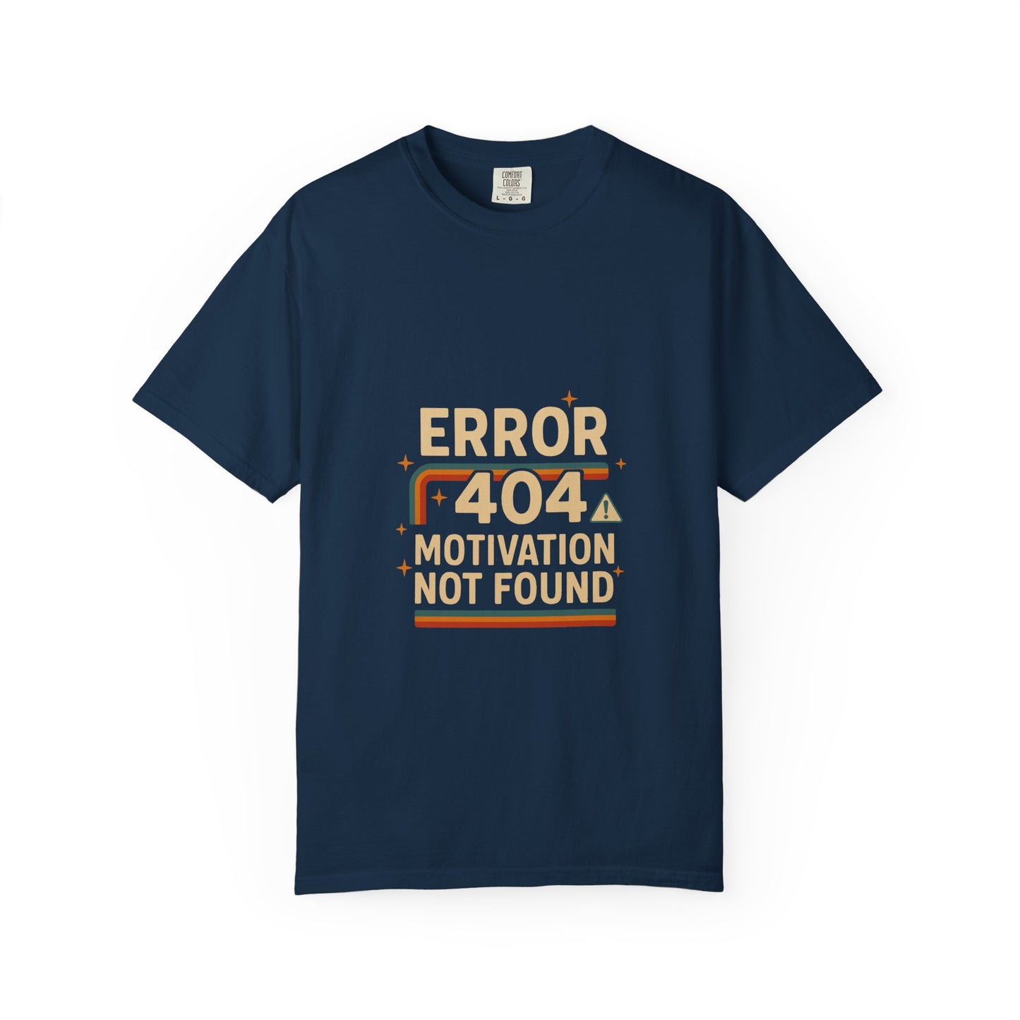 Unisex Garment-Dyed T-shirt – Snazzy Error 404 Edition