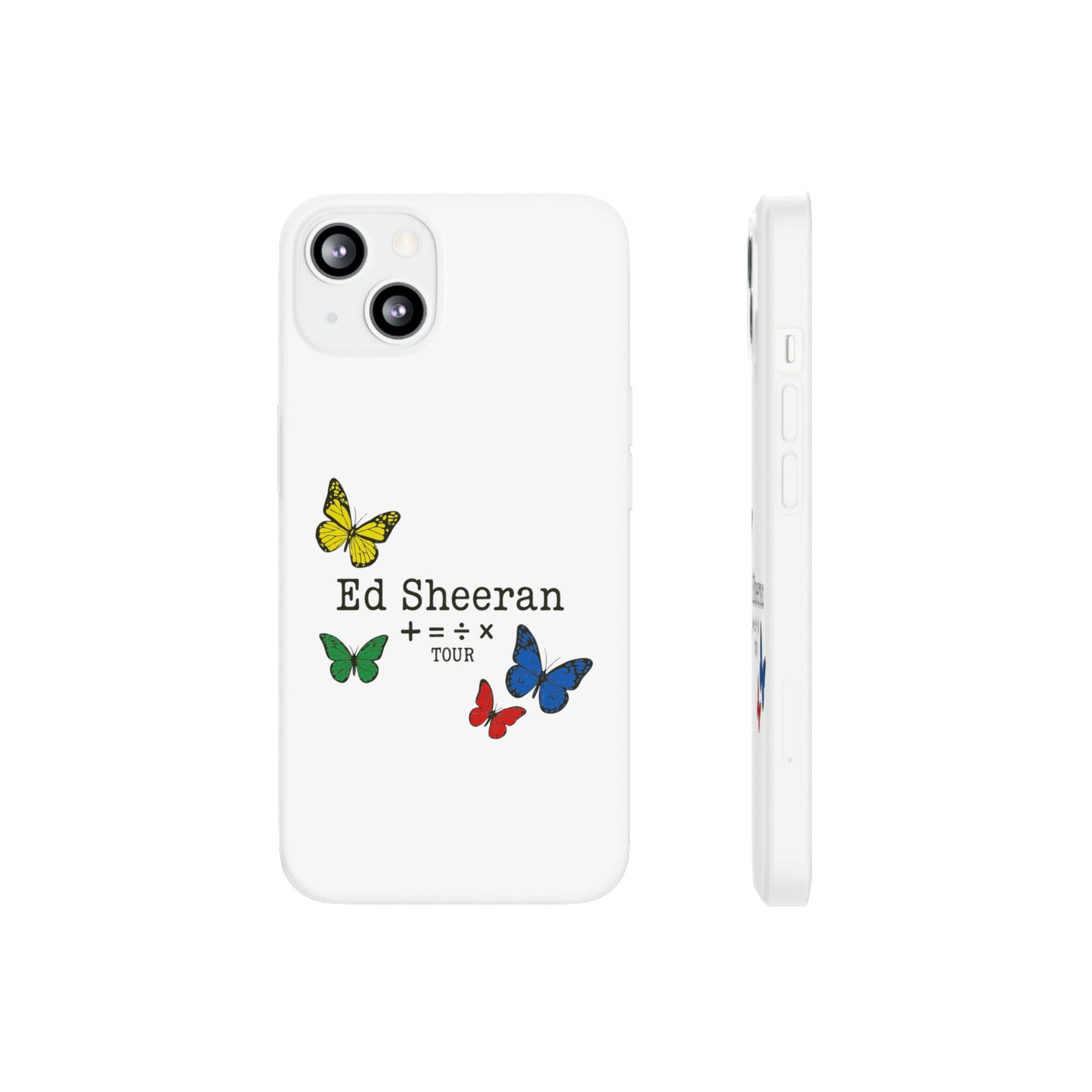 Flexi Case – Ed Sheeran butterfly edition (iPhone X–16 Pro Max)