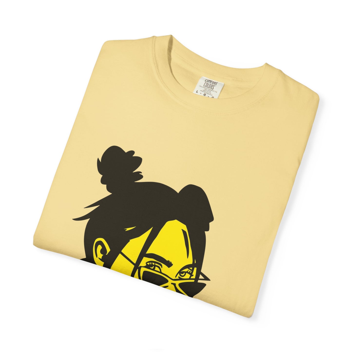 Neon Mood Portrait Unisex Dyed T-shirt