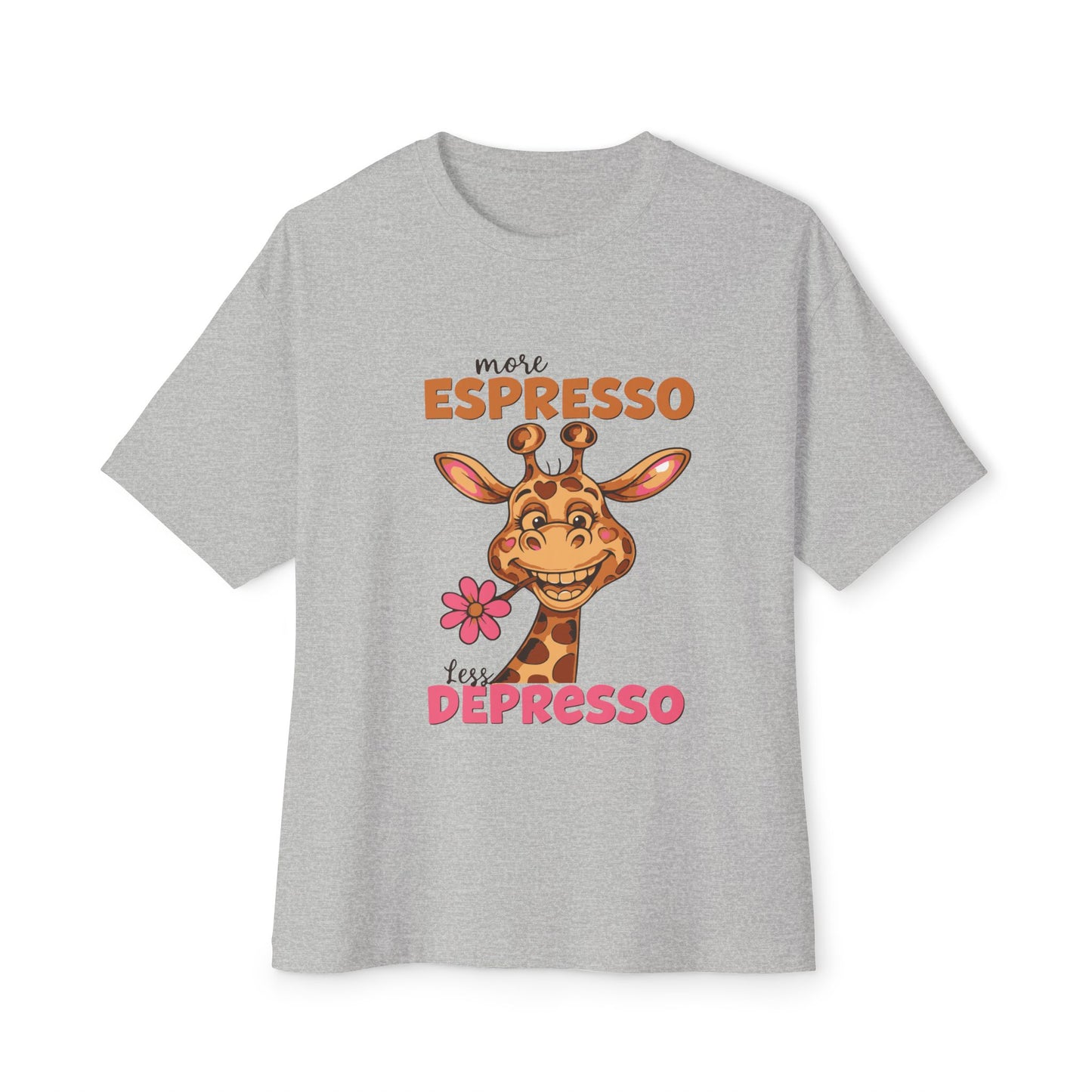 Oversized boxy Tee – Snazzy Espresso Edition