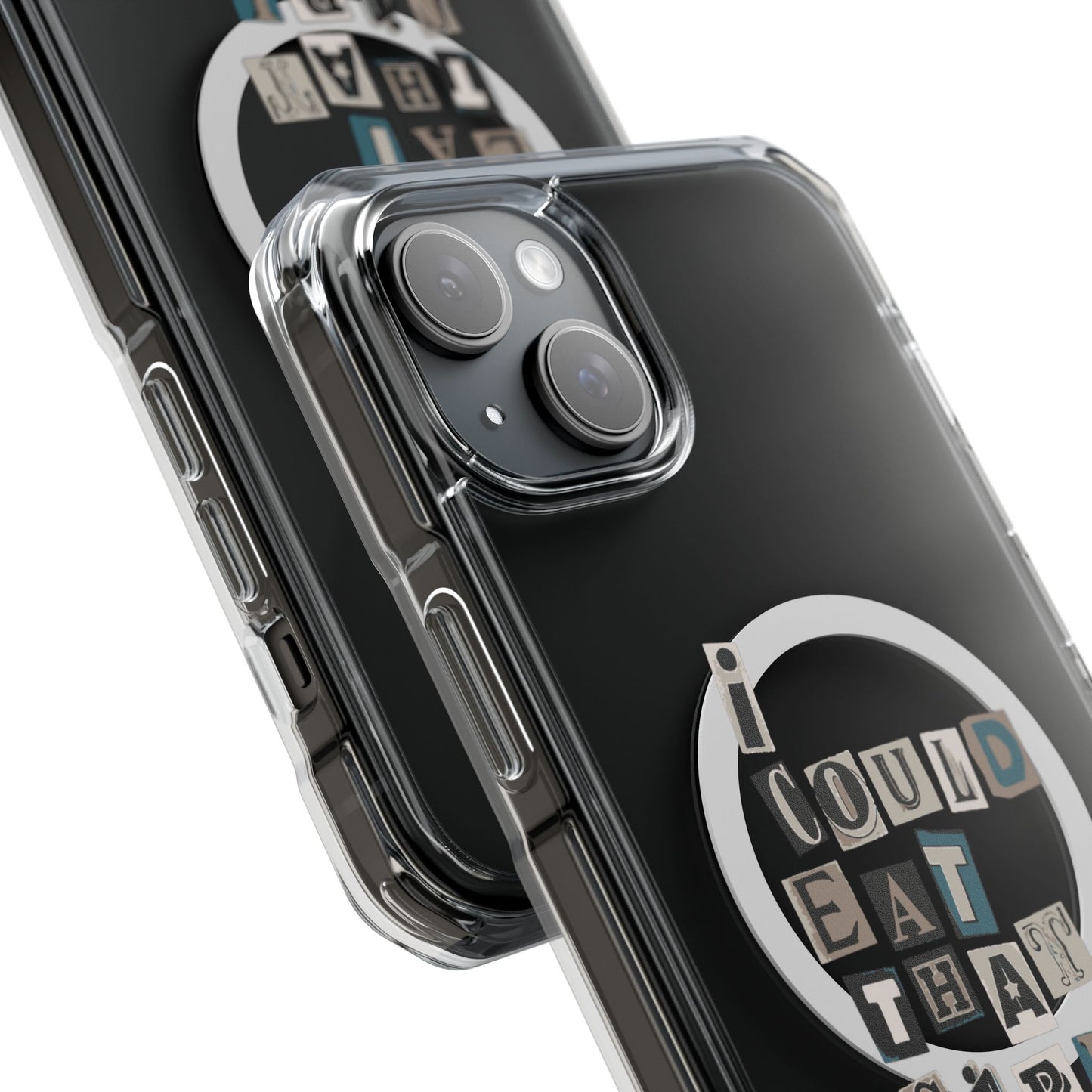 Mixed Message Collage Magnetic Clear Impact Case