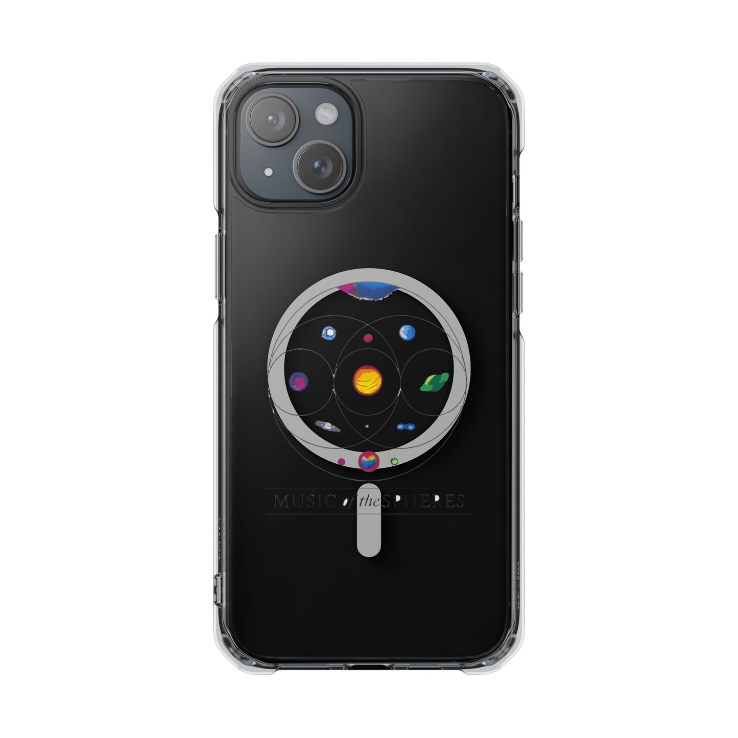 Colorful Planetary Orbit Diagram Magnetic Clear Impact case