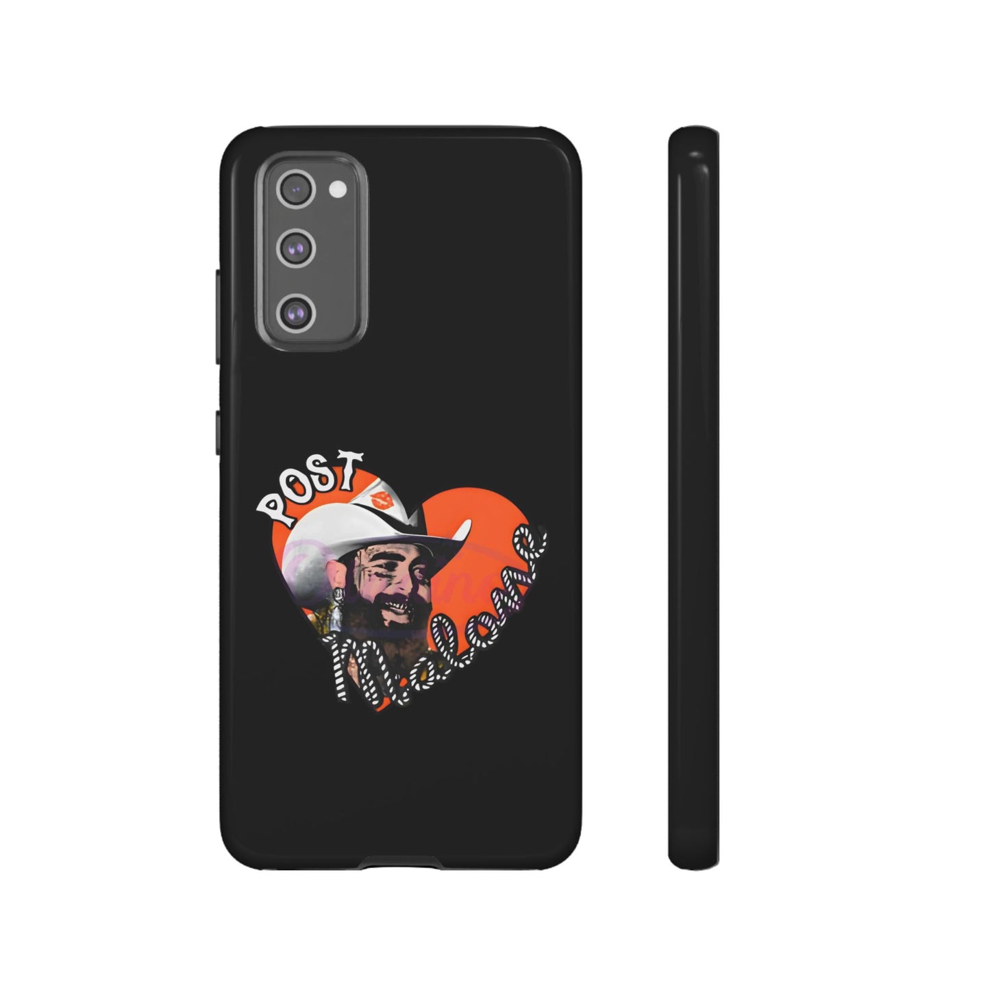 Tough Samsung Case (S20–S25) – Post Malone Heart Design