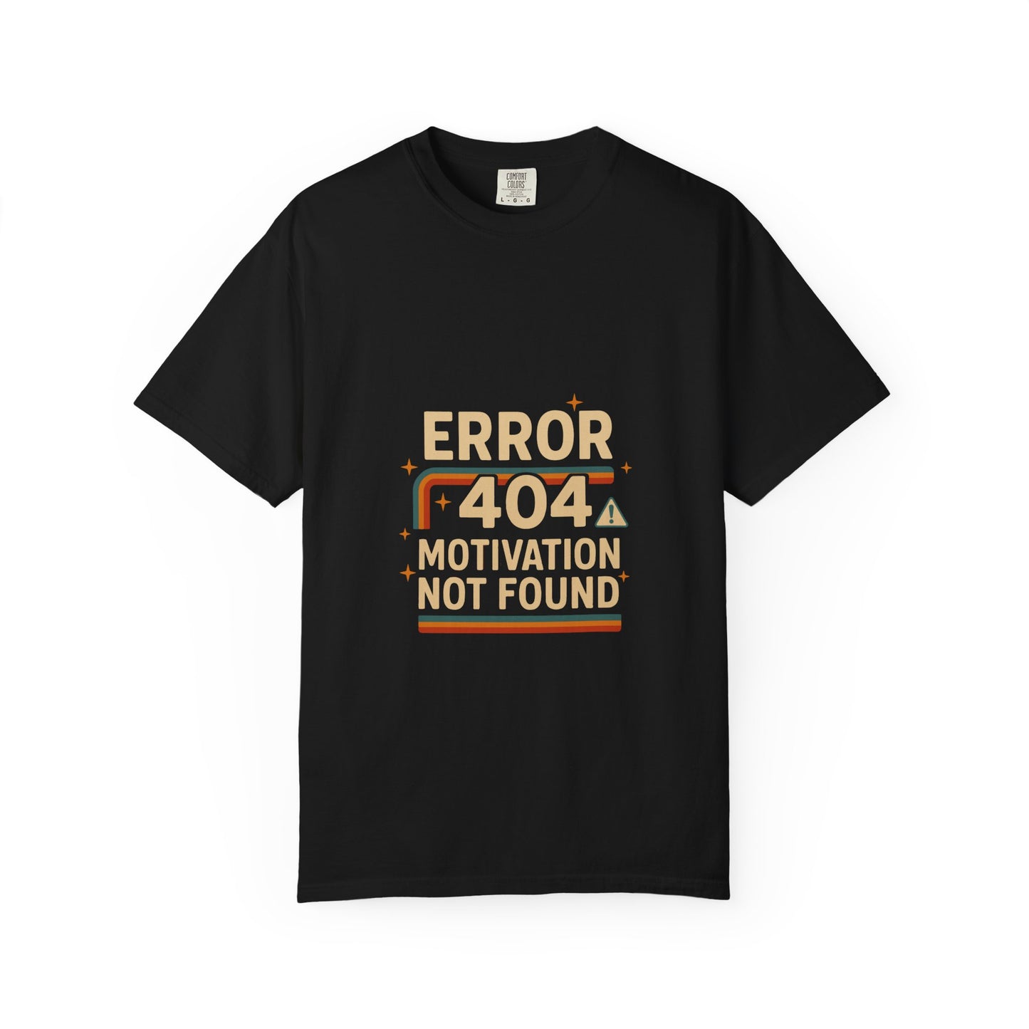 Unisex Garment-Dyed T-shirt – Snazzy Error 404 Edition