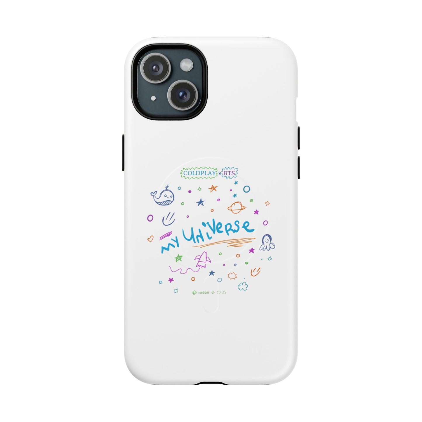 Neon Space Doodles Tough Magnetic Case