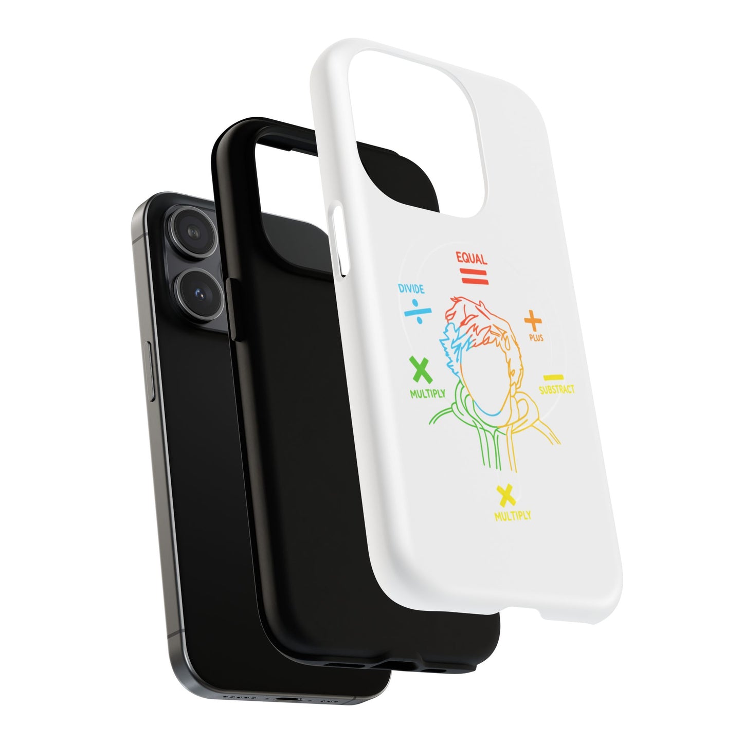 Minimalist Divide Symbol with Brush Tough Magnetic case