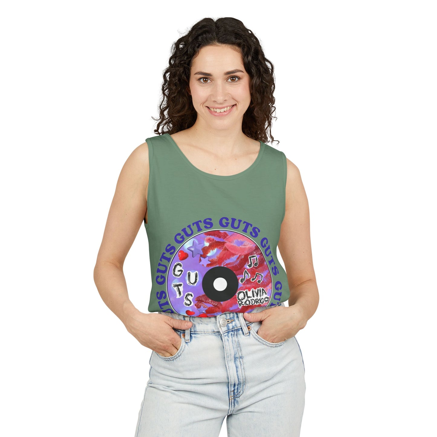 Guts Album Art CD-Dyed Tank Top