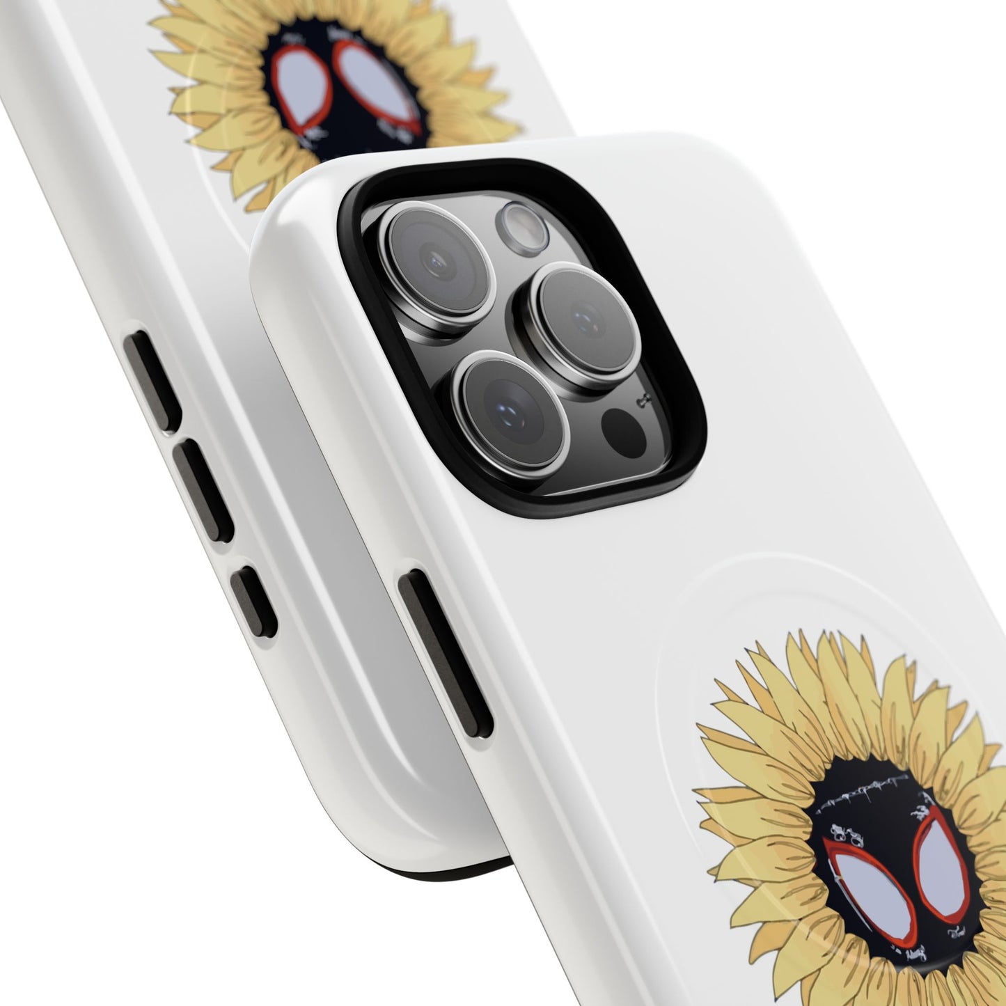 Sunflower Mask Illustration Tough Magnetic Case