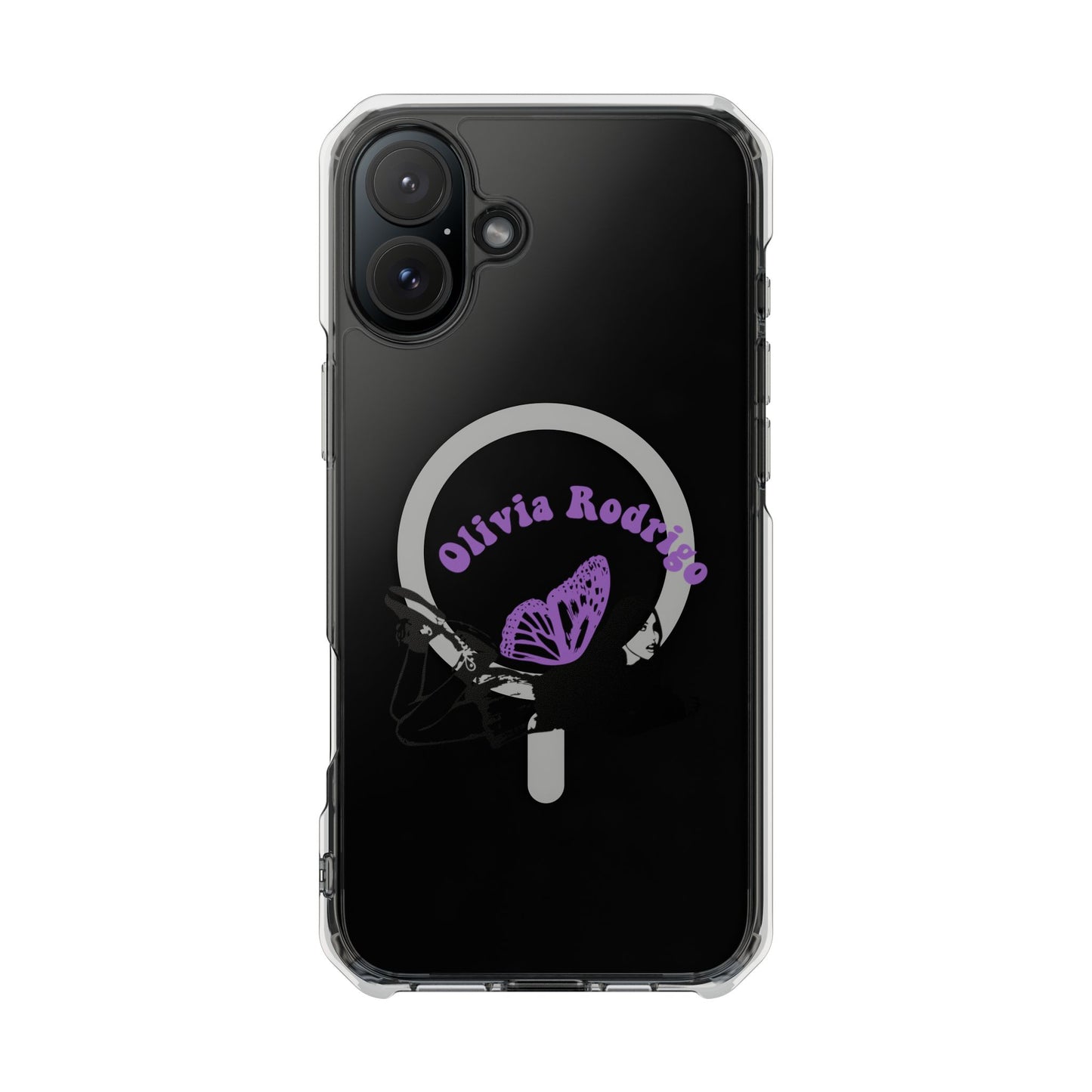 Olivia Rodrigo Butterfly Arc Magnetic Clear Impact Case