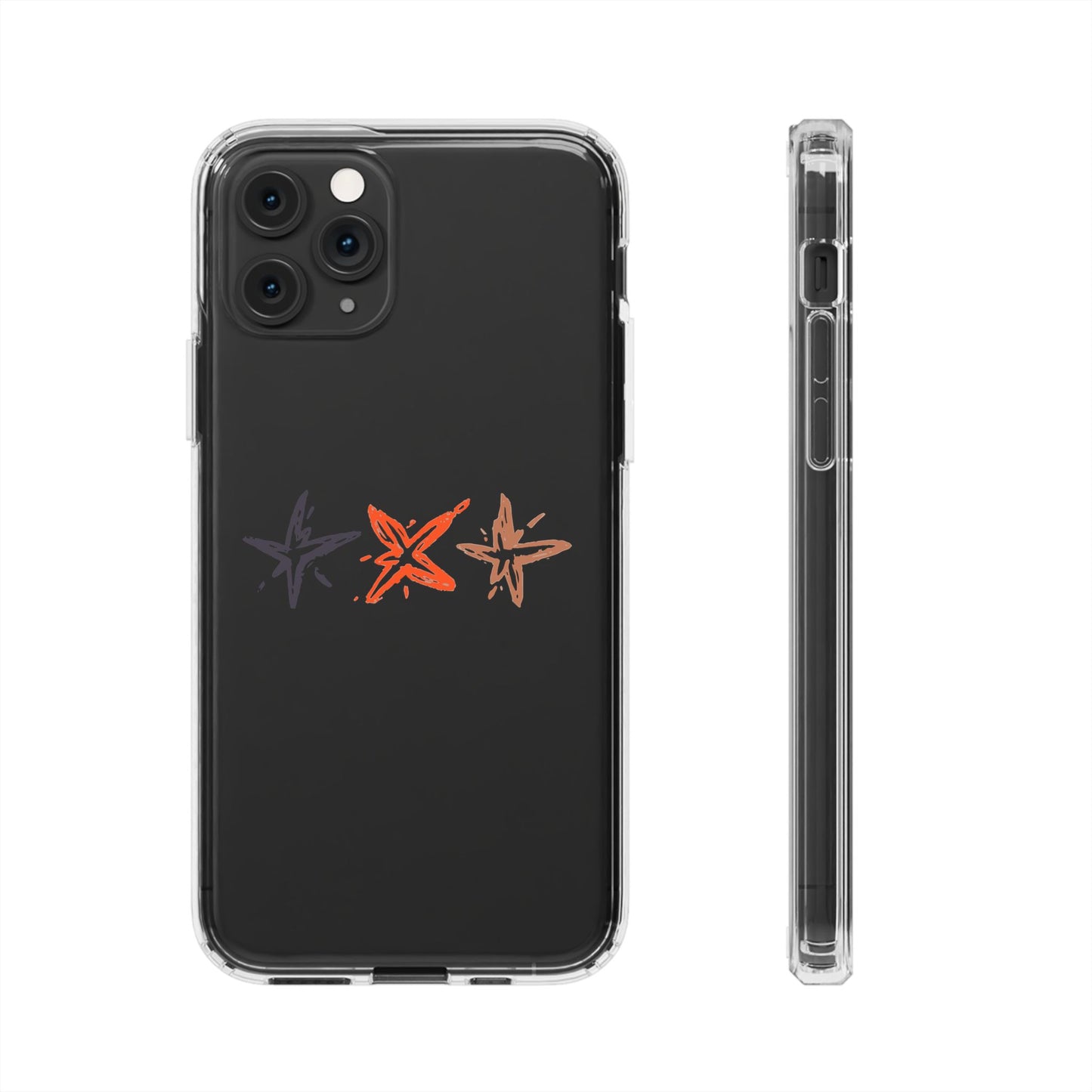 Starlit Threads Clear Cases