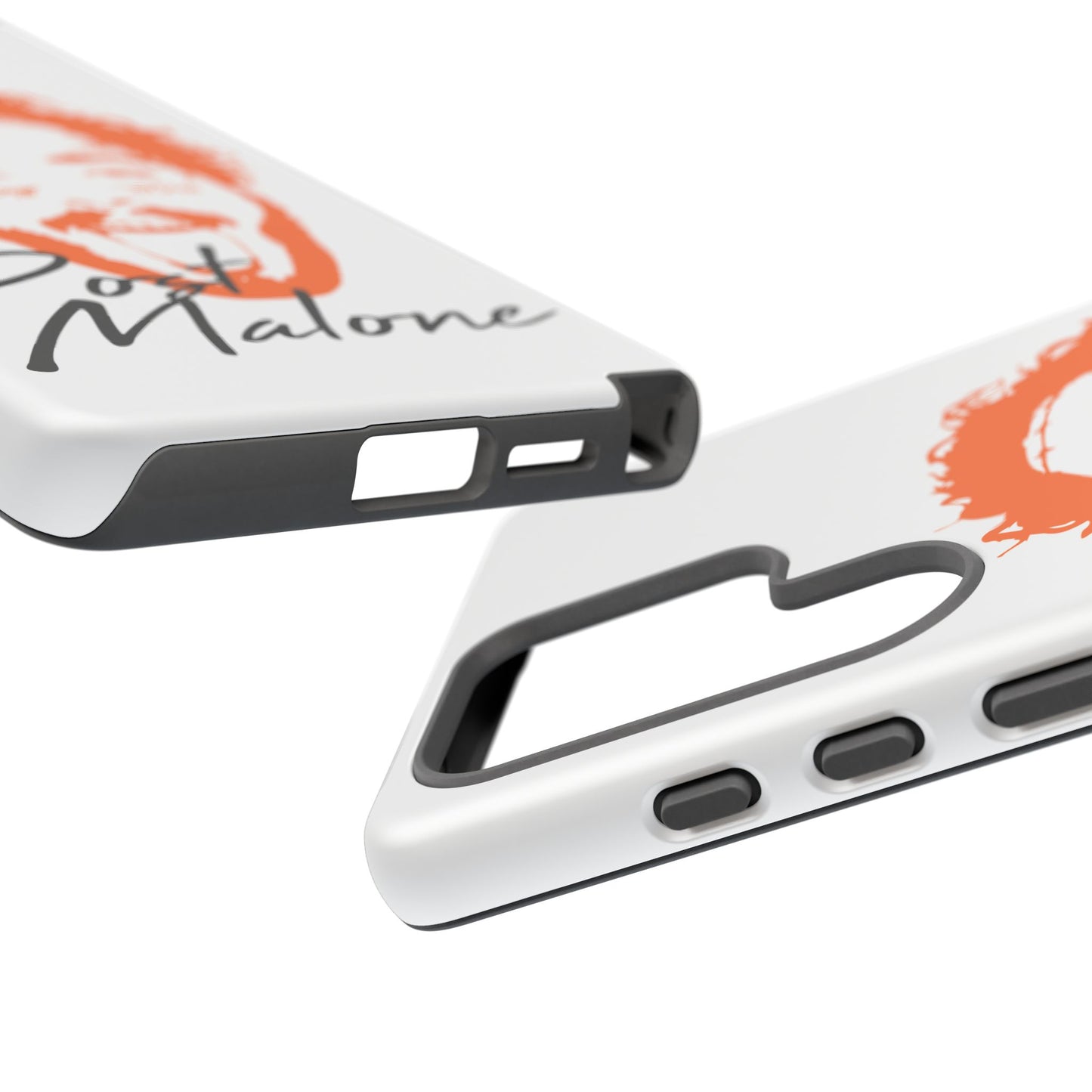 Tough Samsung Case (S20–S25) – Post Malone Name Design with Picture
