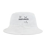 Yellow Barbed Wire Disc Bucket Hat