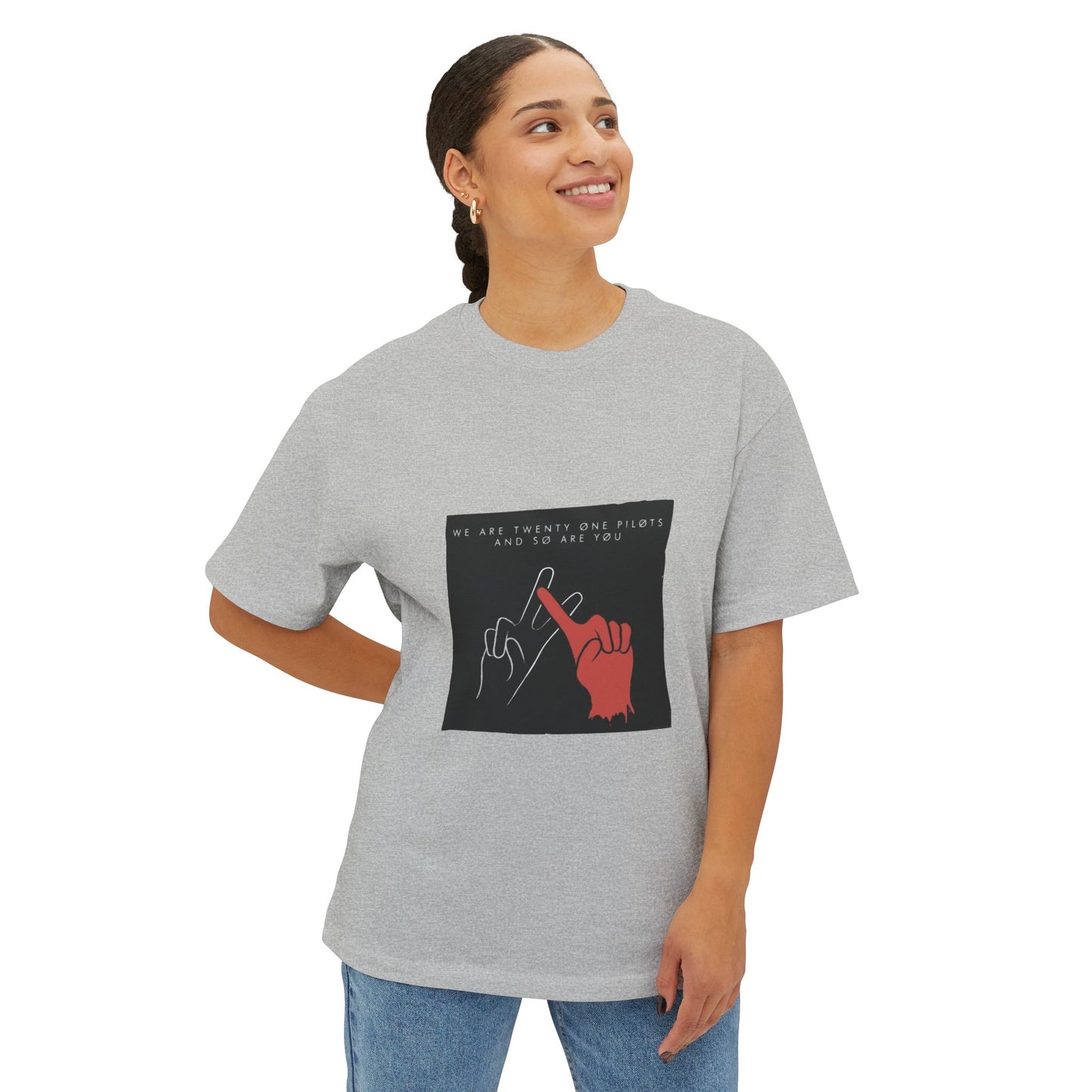 Unity Signal Unisex Oversized Boxy Tee