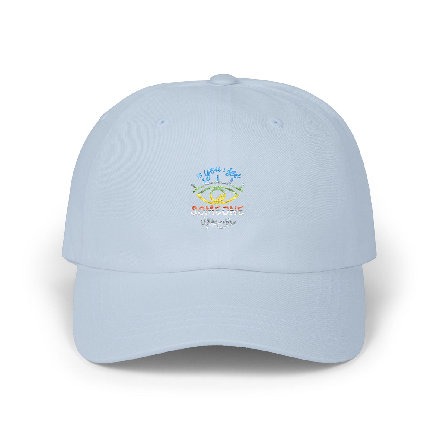 Vibrant Eye and Text Classic dad cap