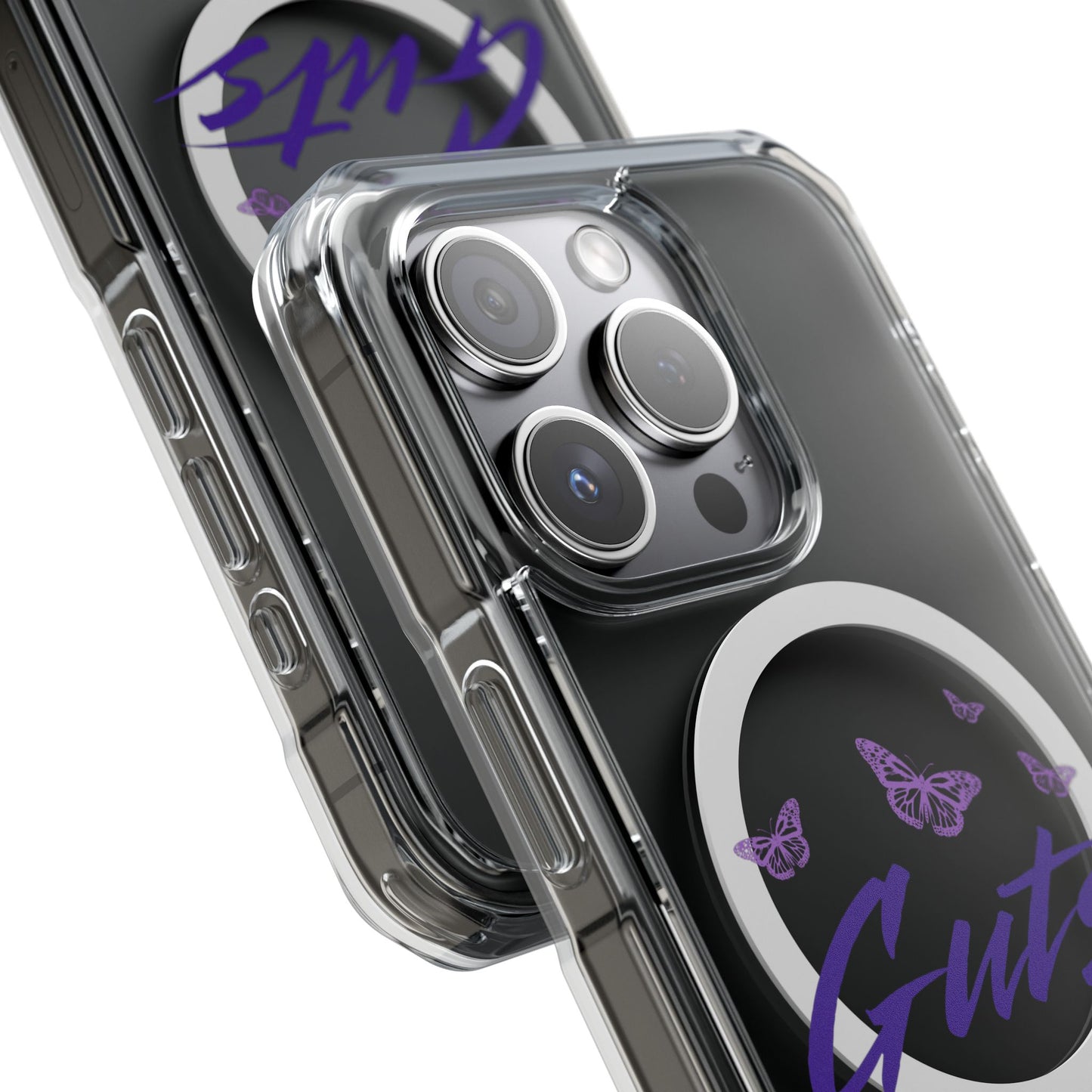 Guts & Butterflies Magnetic Clear Impact Case