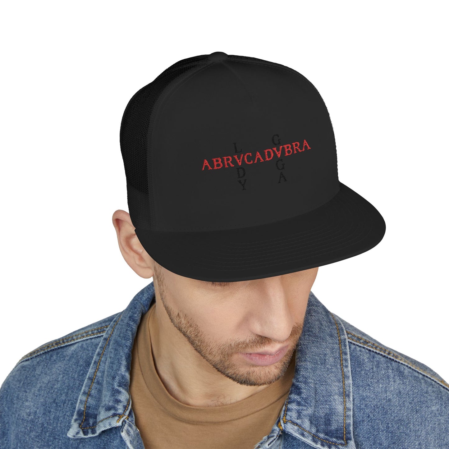 ABRVCADVRA Gothic Snapback trucker Cap