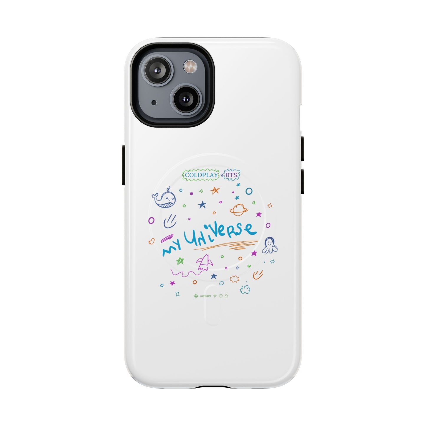 Neon Space Doodles Tough Magnetic Case
