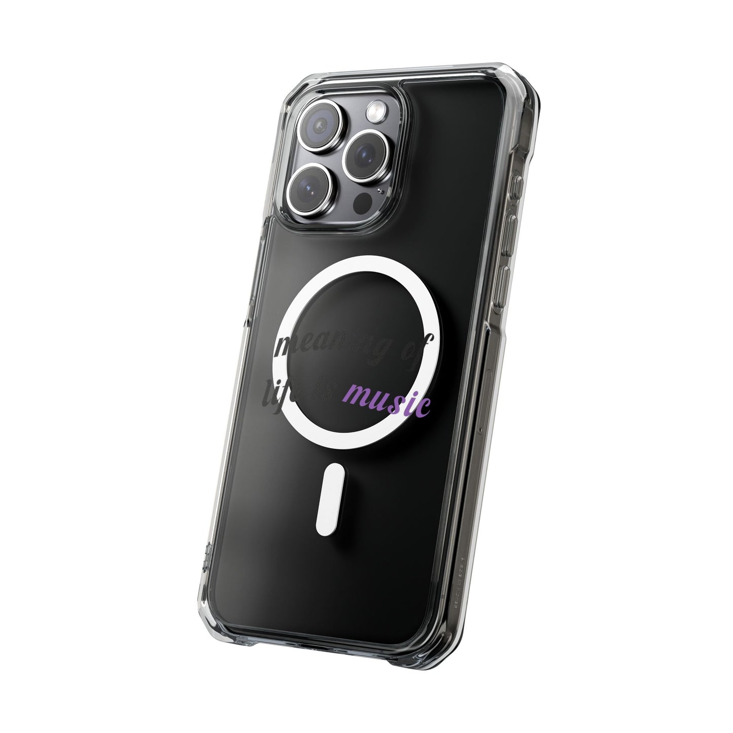 Feel the Music Vibe Magnetic clear Impact Case
