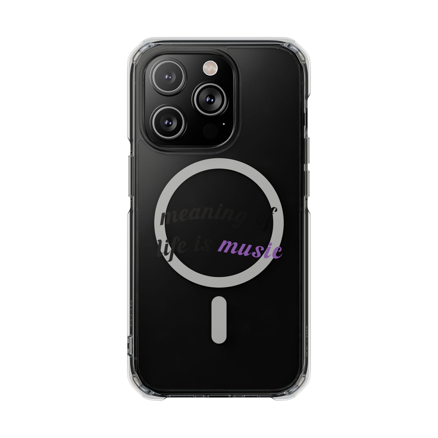 Feel the Music Vibe Magnetic clear Impact Case