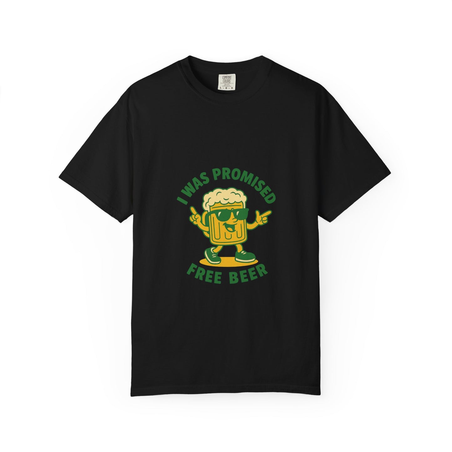Unisex Garment-Dyed T-shirt – Snazzy Free Beer Edition