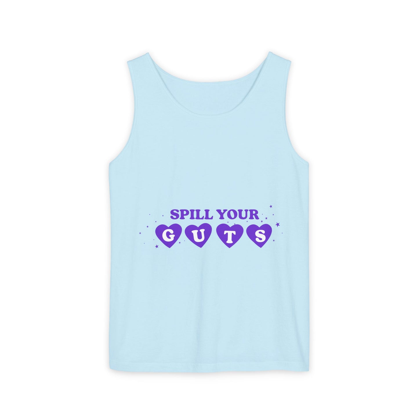 Spill Your Guts Heart-Dyed Tank Top