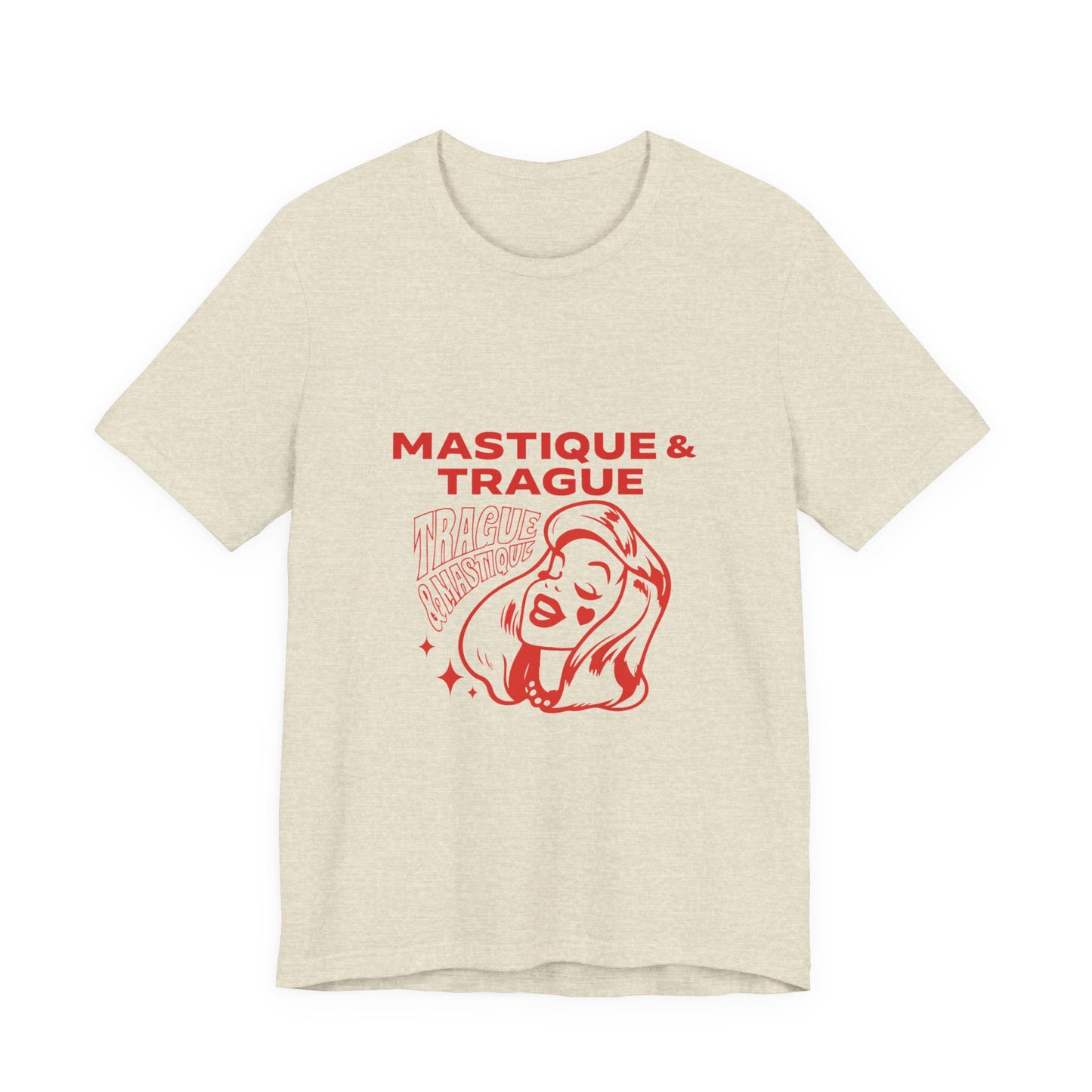 Fierce Femme in Red Unisex jersey short sleeve tee
