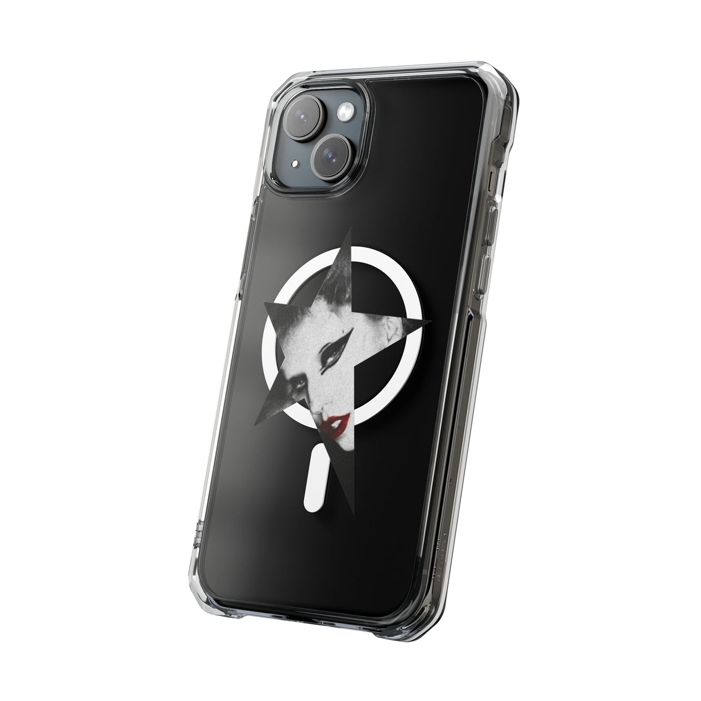 Born This Way Star Face Magnetic clear case