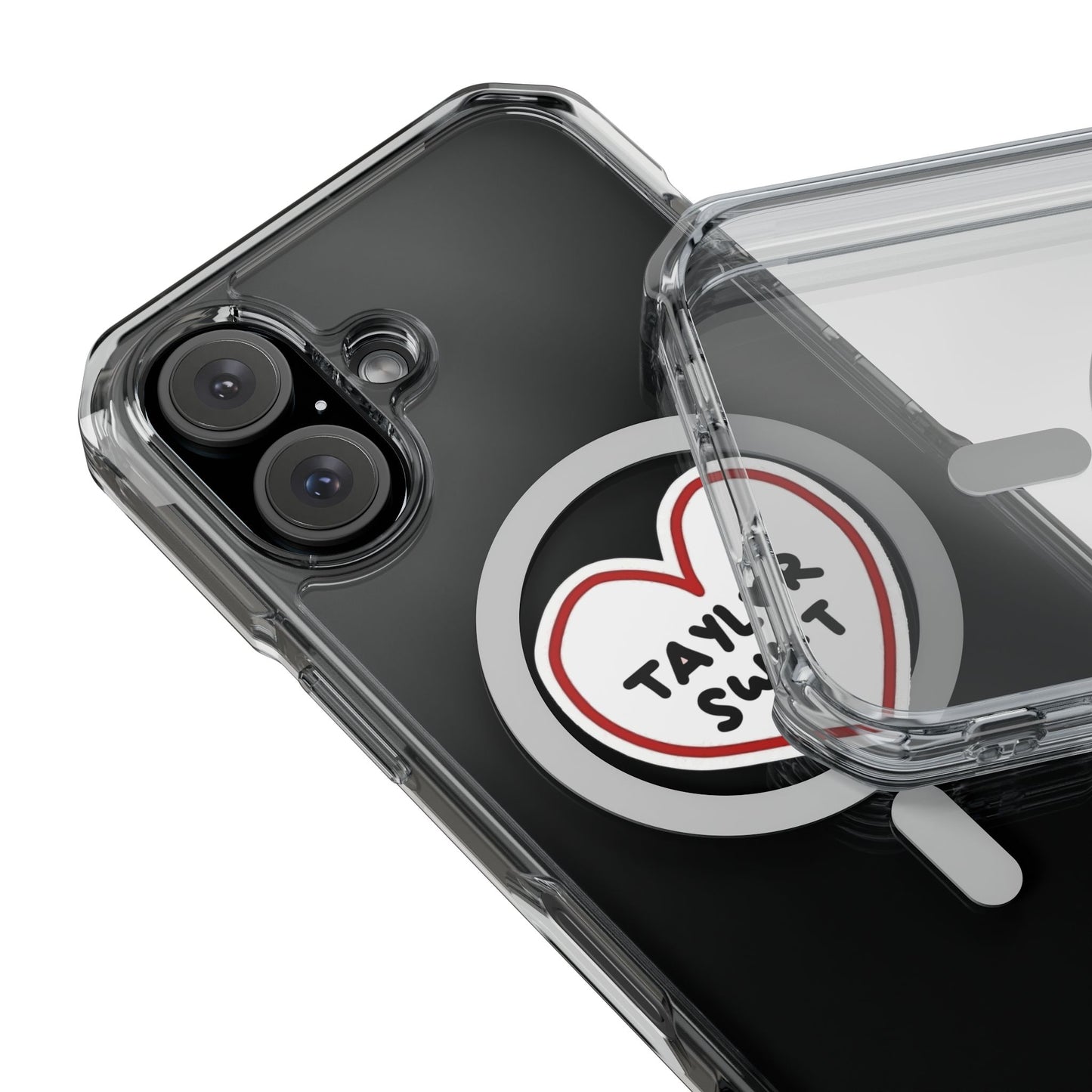 Heartbeats & Midnights Magnetic clear Impact Case