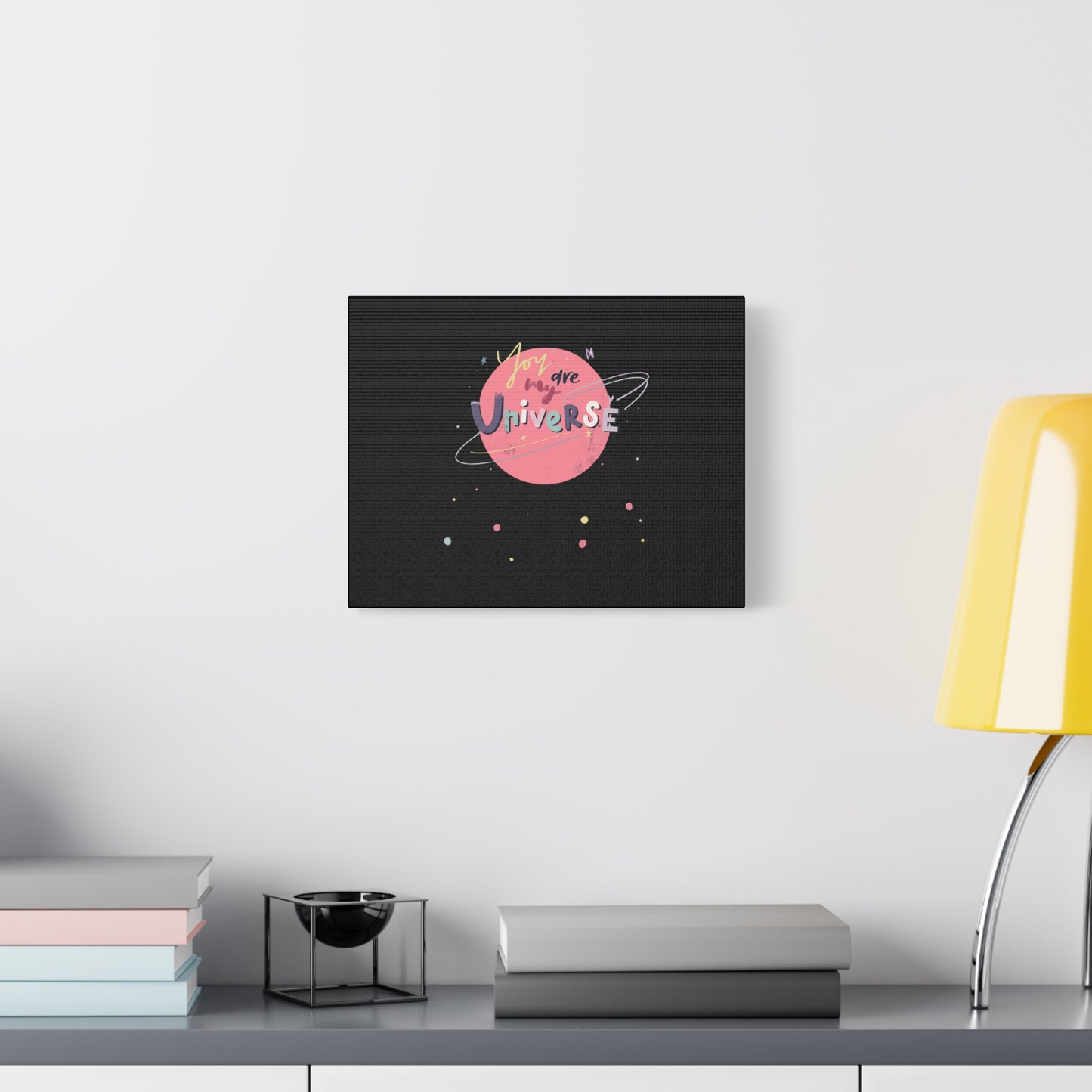 Pastel Planet & Universe Canvas