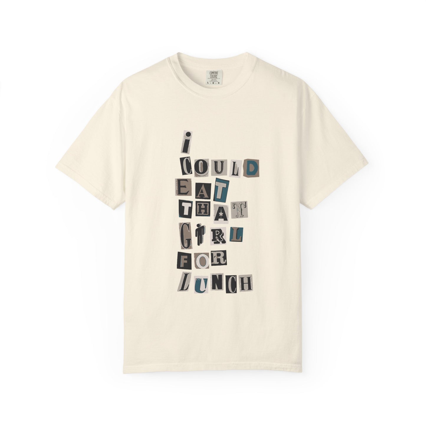 Mixed Message Collage Unisex Dyed T-shirt
