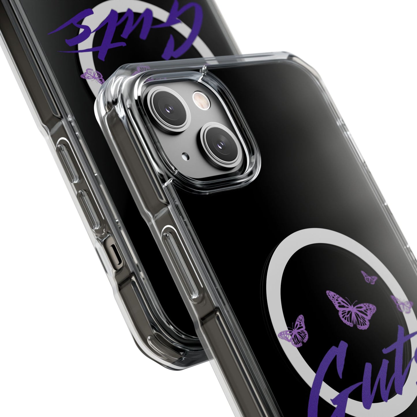Guts & Butterflies Magnetic Clear Impact Case