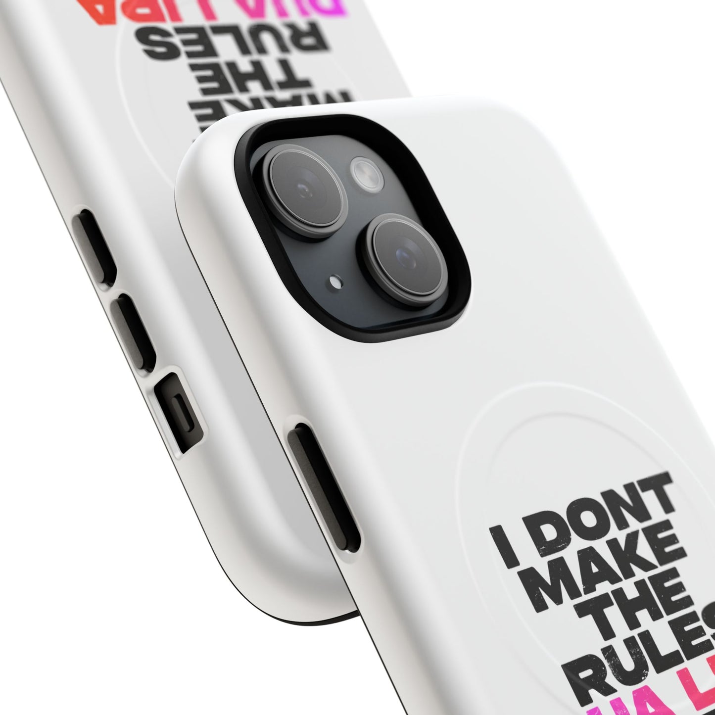 Retro Fade Letter Tough Magnetic Case